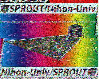 SSTV image received from SPROUT by Mario LU4EOU on May 31, 2014 at 0408 UT