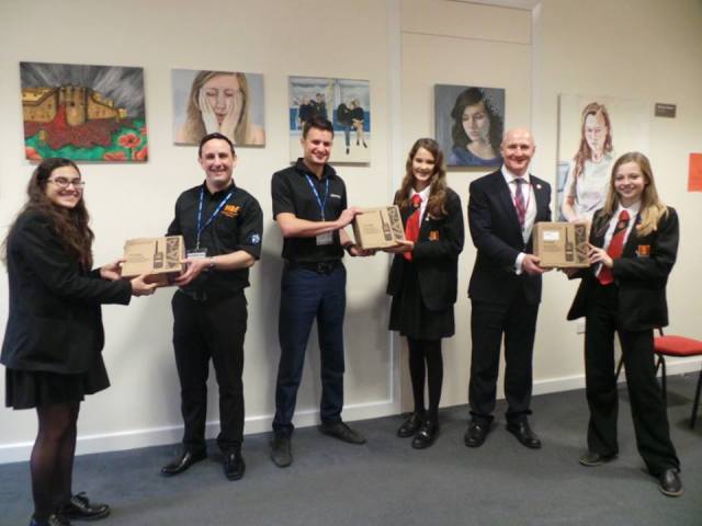 Handheld radios presented to Sandringham School students