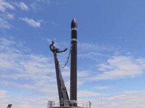 Electron rocket in New Zealand Dec 6, 2018 - credit Rocket Lab